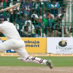 Spectators in the stands, creating an electric atmosphere at the Border-Gavaskar Trophy.