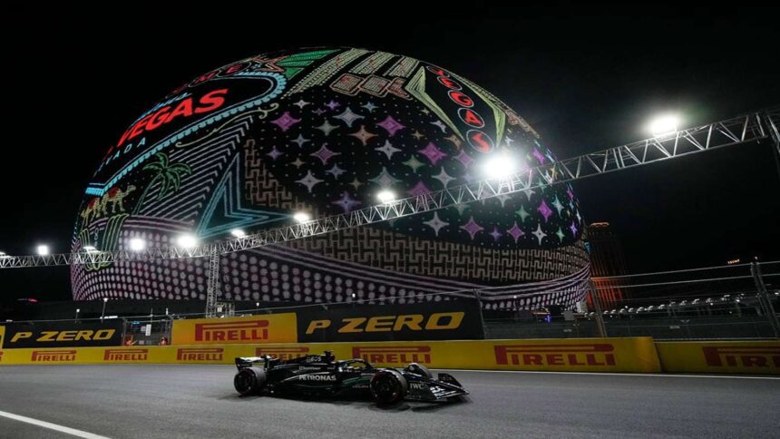 Mercedes team’s strong performance in Las Vegas Grand Prix 2024 practice sessions