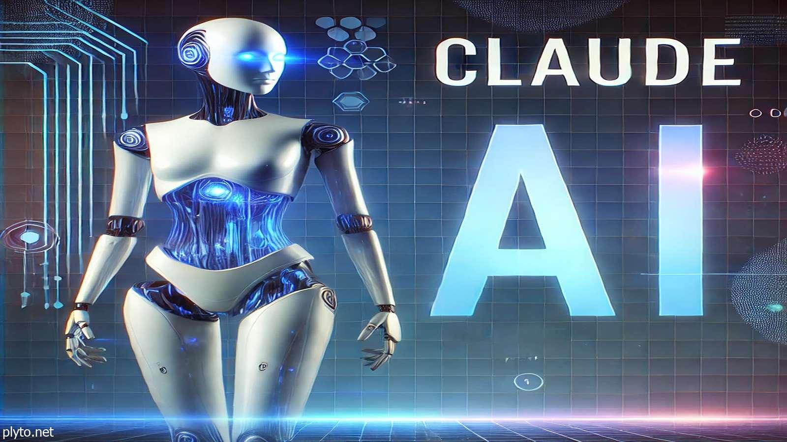 Claude AI integrated into a business environment, automating customer queries and improving productivity